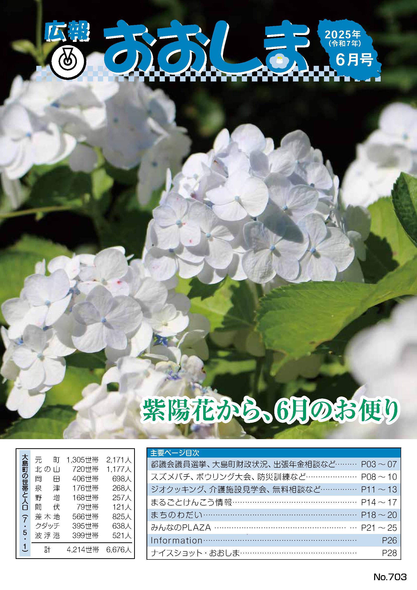 広報おおしま2０2５年6月号