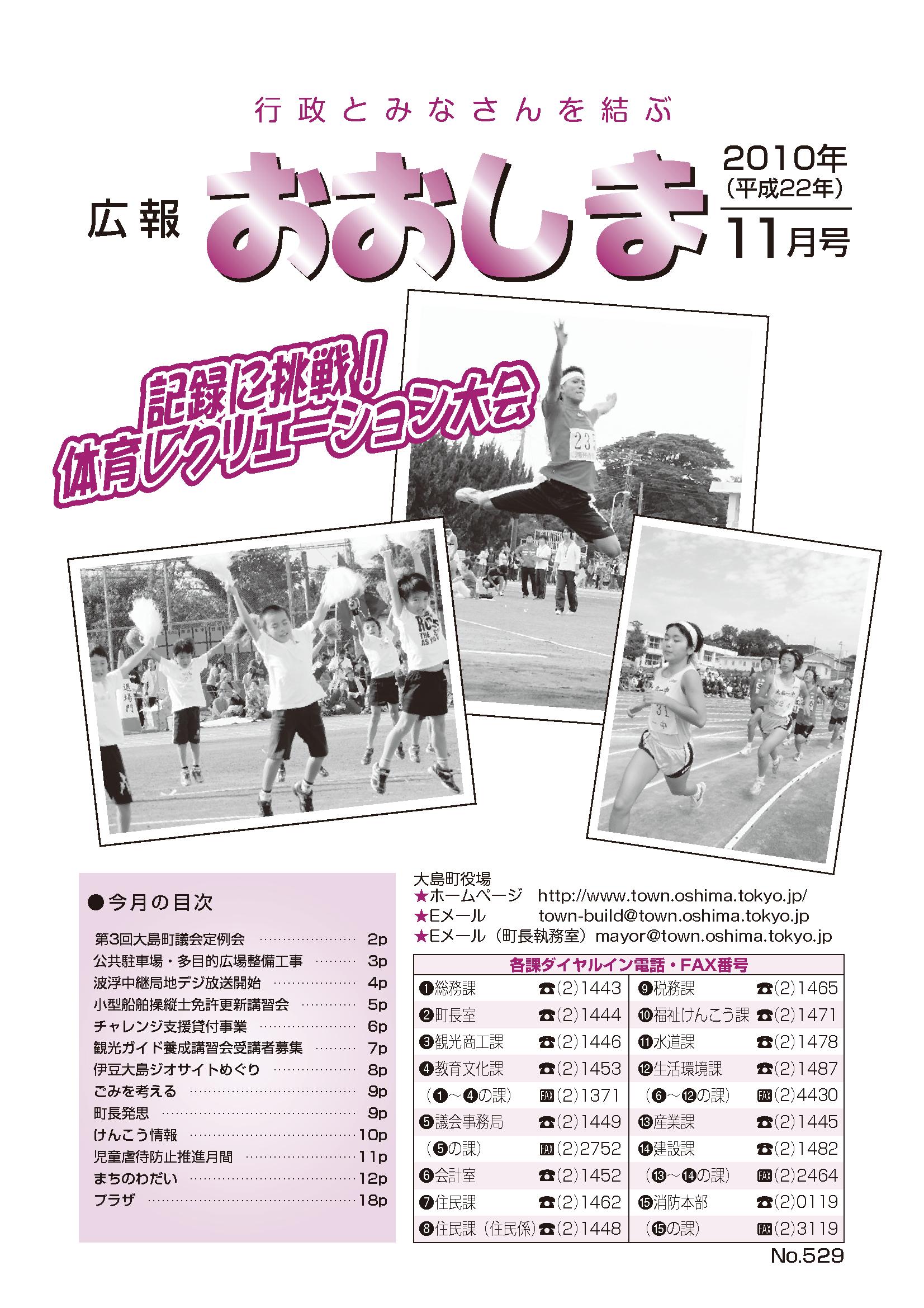 広報おおしま2010年11月号