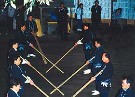 八幡神社のテコ舞