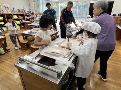 配膳の様子