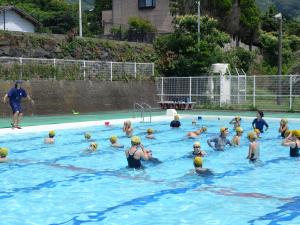 高学年プール開き