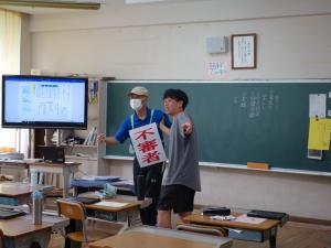不審者避難訓練