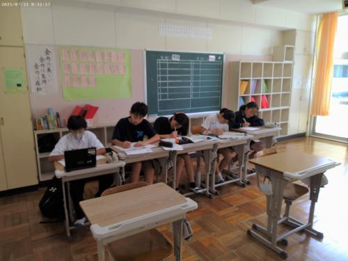 夏休み学習教室