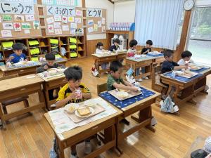 はじめての給食